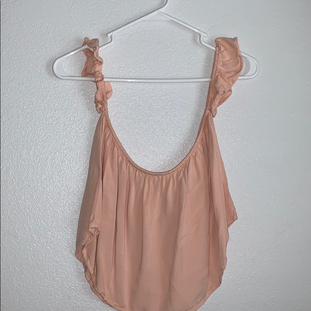 off the shoulder ruffle top